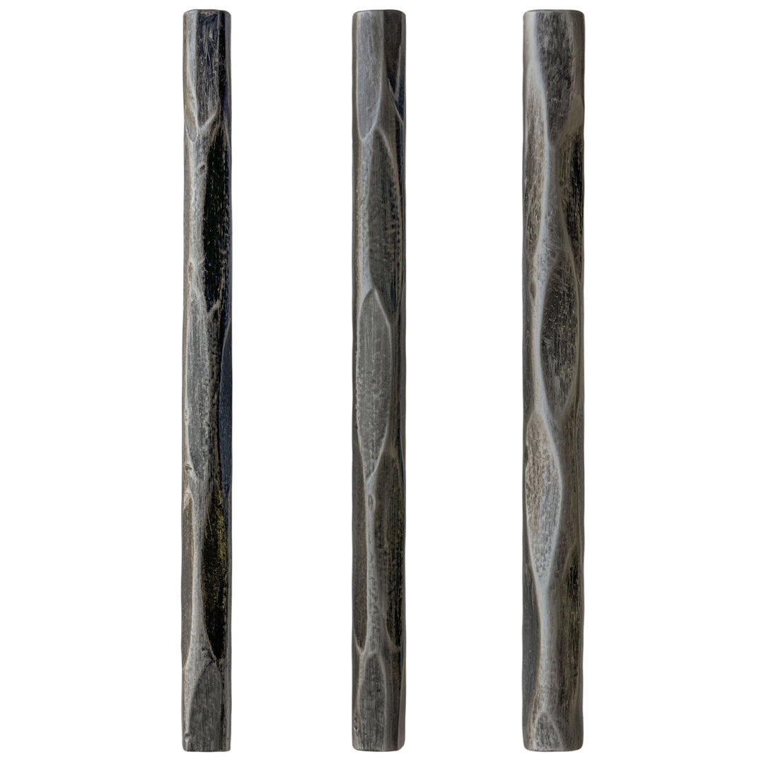 Evelynn Glass Cross Legs End Table